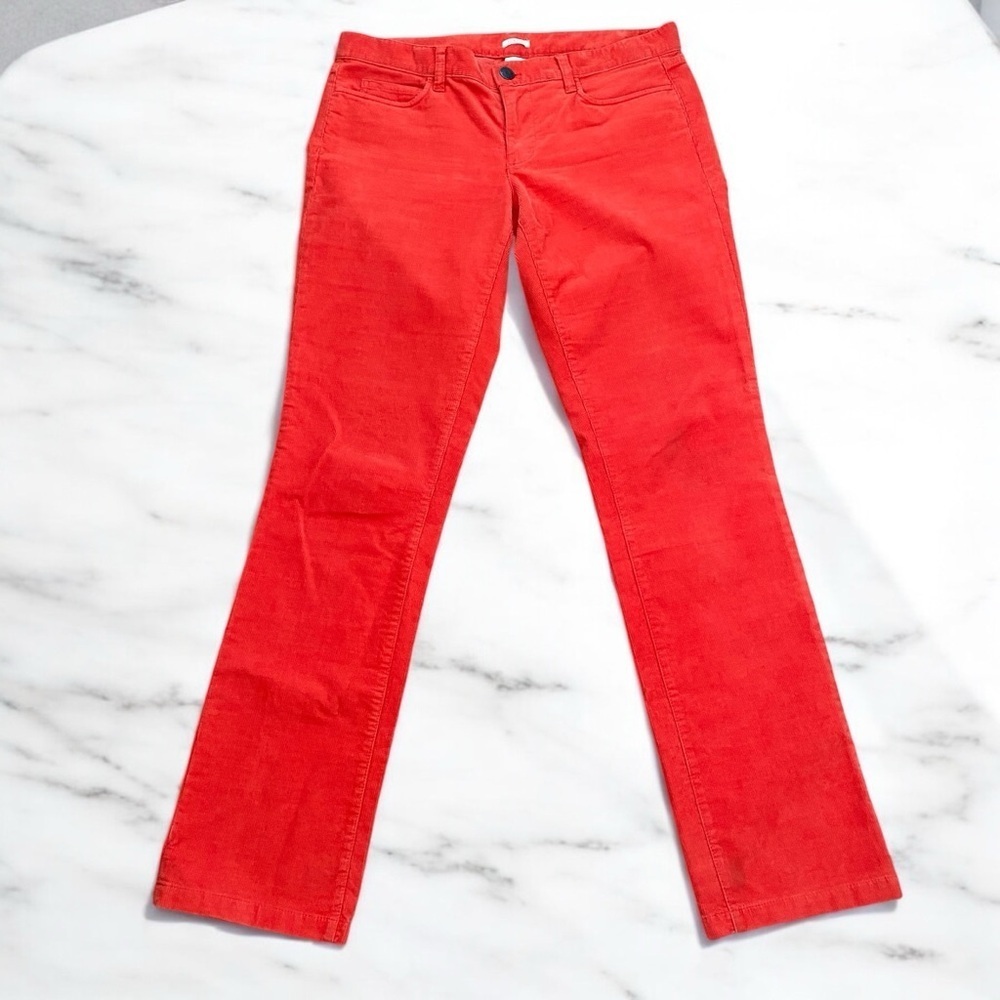 Orange J Crew Corduroy Jeans Size 30 R Great Condition